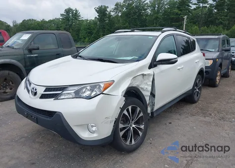 2015 Toyota Rav4 Limited z USA, uszkodzony, nr VIN 2T3DFREVXFW364102